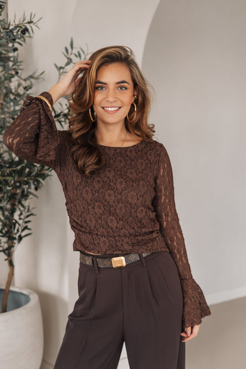 By Hilke Top Janice Chocolate