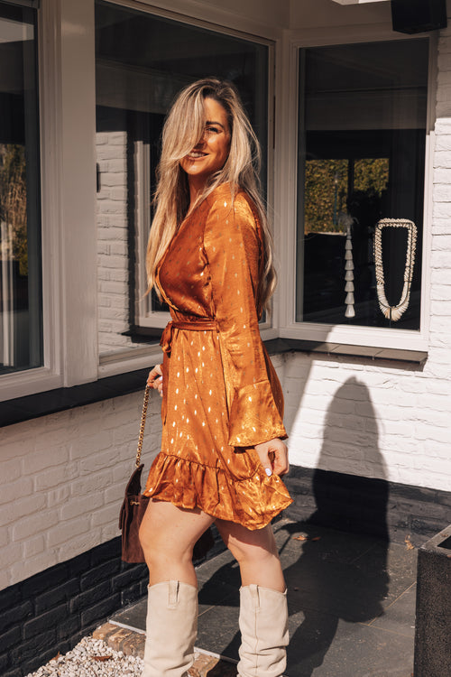 By Hilke Dress Denice Orange