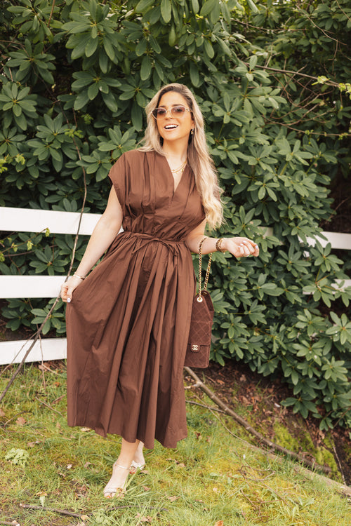 By Hilke Dress Suzi Chocolate