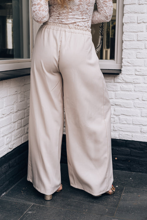 By Hilke Baggy Pantalon Zufan Beige