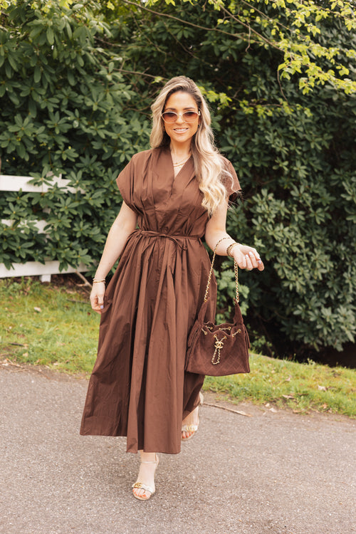 By Hilke Dress Suzi Chocolate