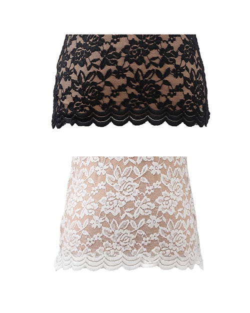 By Hilke Lace Top Mex Black