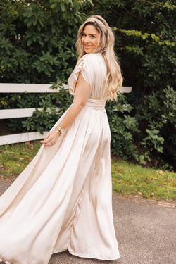 By Hilke Dress Josephine Beige