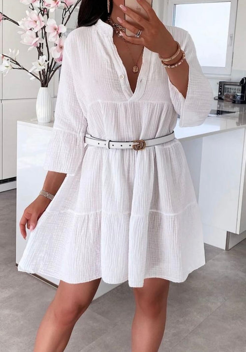 By Hilke Dress Lieke White