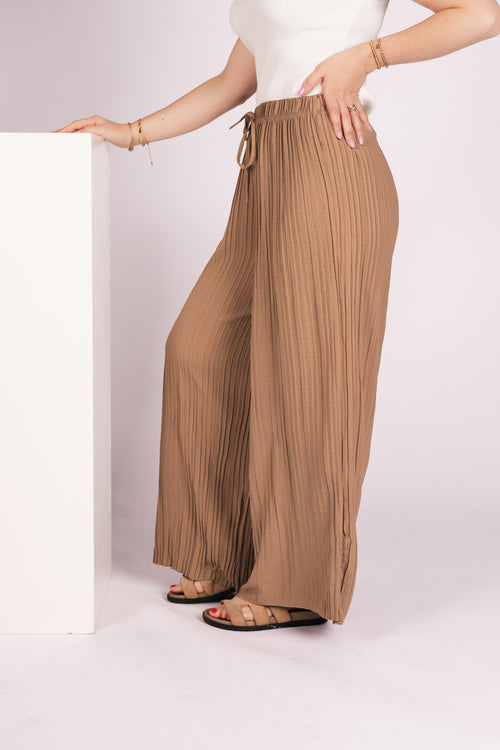 By Hilke Pants Plien Caramel