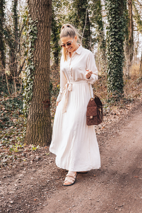 By Hilke Classy Maxi Dress Beige