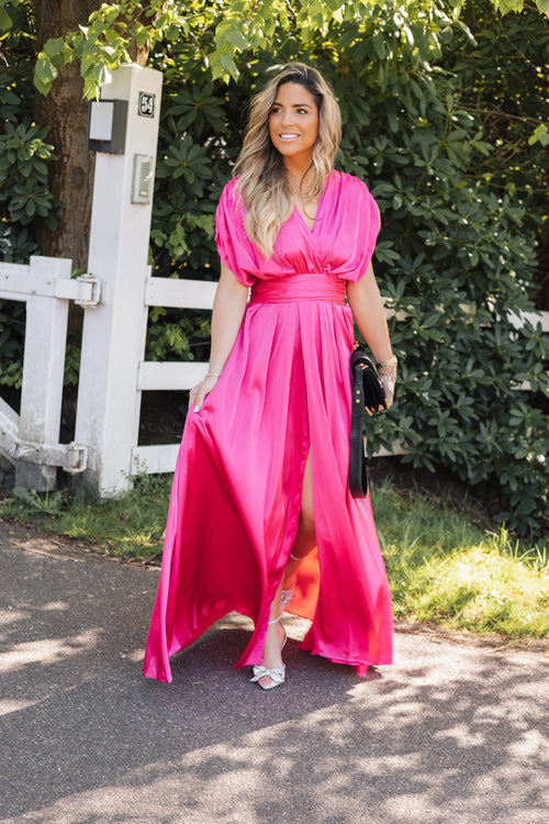 By Hilke Dress Josephine Fuchsia