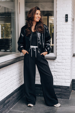 By Hilke Pantalon Boxer Fleur Black