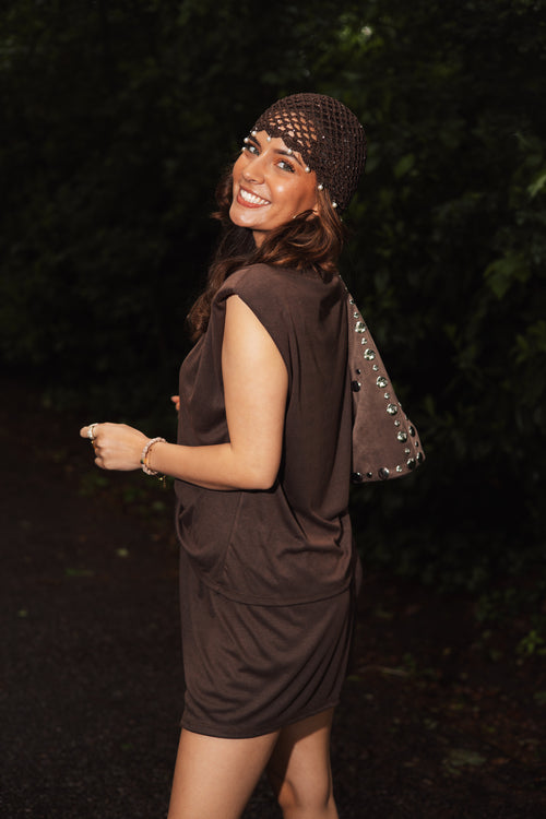 By Hilke Short Set Lizzy Choco