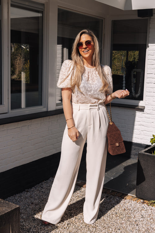 By Hilke Pantalon Jill Cream