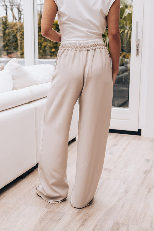 By Hilke Pantalon Boxer Fleur Beige