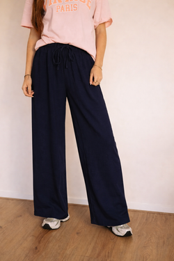 By Hilke Pants Sara Dark Blue