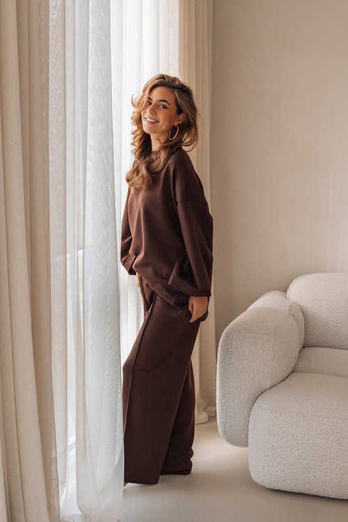 By Hilke Two-Piece Scuba Chocolate