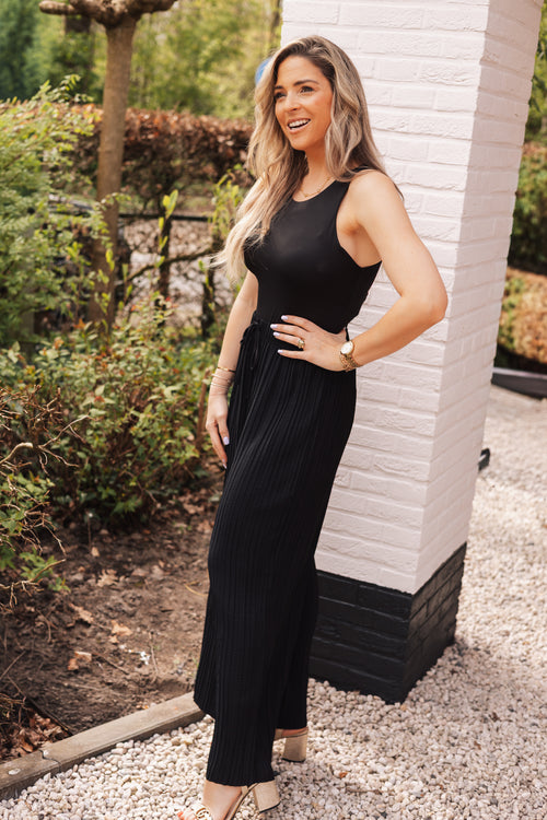 By Hilke Pants Plien Black