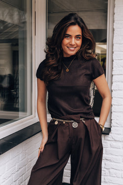 By Hilke Top Suze Chocolate