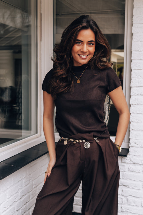 By Hilke Top Suze Chocolate