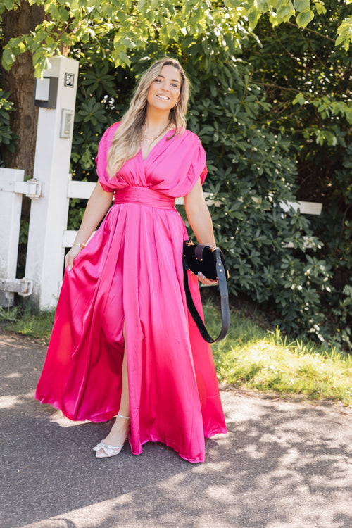By Hilke Dress Josephine Fuchsia