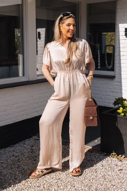 By Hilke Jumpsuit Mikky Beige
