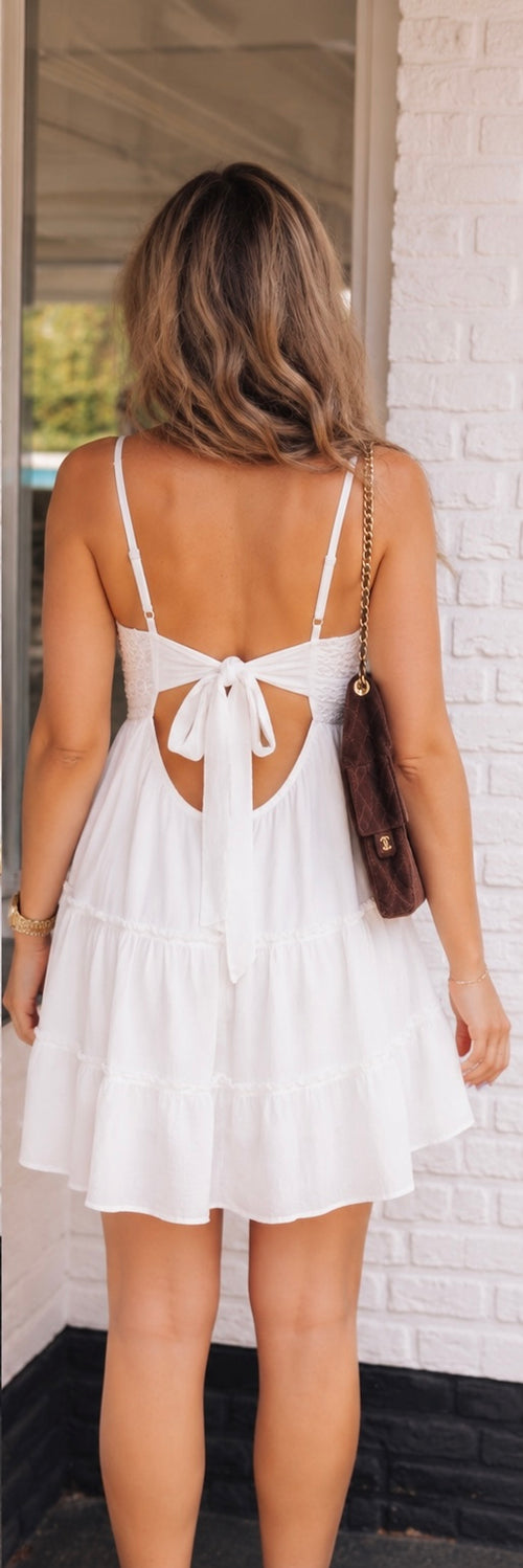 By Hilke Dress Celeste White