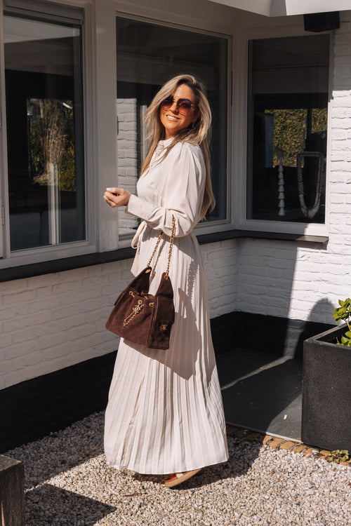 By Hilke Classy Maxi Dress Beige