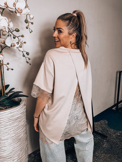 By Hilke T-Shirt Amanda Beige