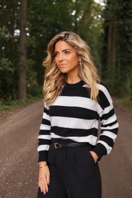 By Hilke Stripe Sweater