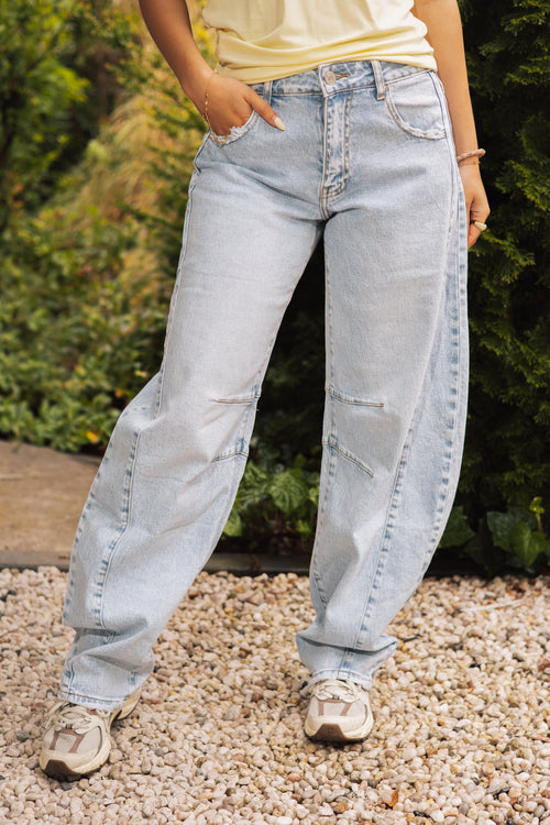 By Hilke Barrel Jeans Blue