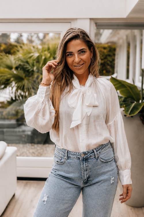 By Hilke Blouse Annabelle Cream
