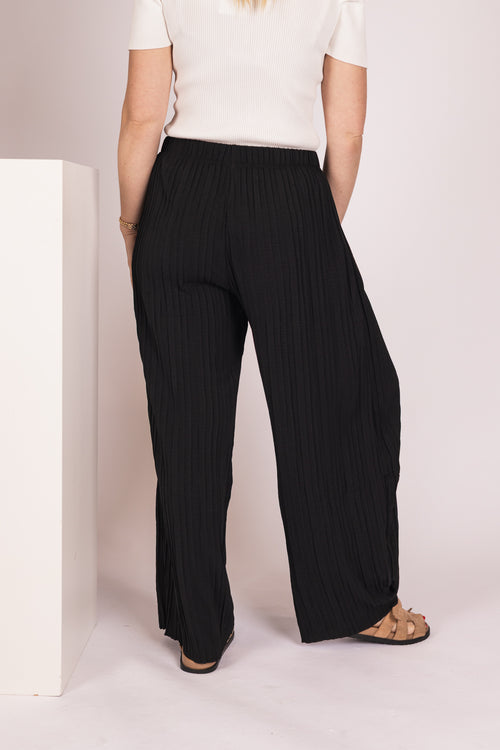 By Hilke Pants Plien Black