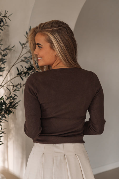 By Hilke Knit Ise Chocolate