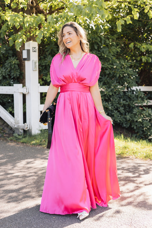 By Hilke Dress Josephine Fuchsia