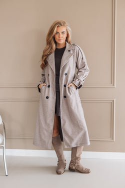 By Hilke Coat Puck Taupe