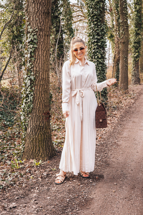 By Hilke Classy Maxi Dress Beige