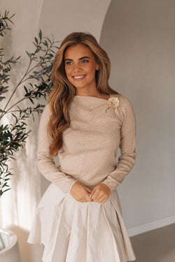 By Hilke Knit Ise Beige