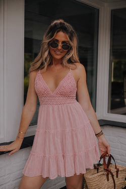 By Hilke Dress Celeste Pink