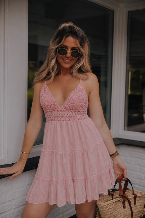 By Hilke Dress Celeste Pink