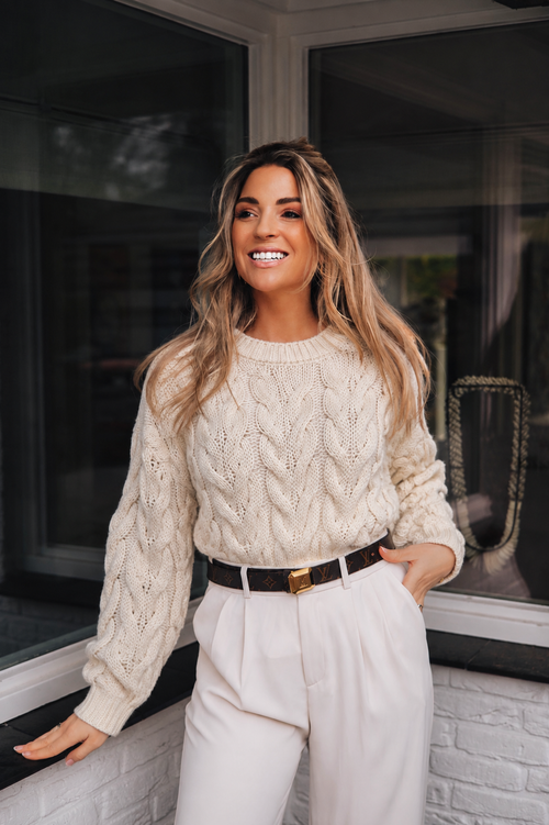 By Hilke Sweater Cream