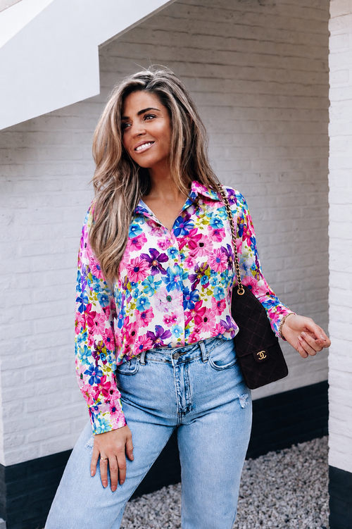 By Hilke Flower Blouse