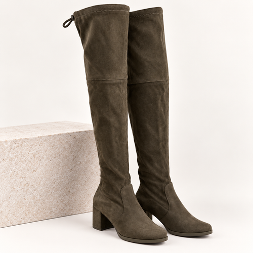 By Hilke Overknee Boots Army