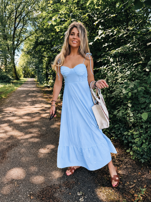 By Hilke Maxi Dress Ella Blue