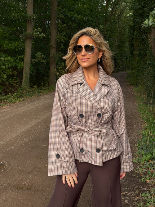 By Hilke Check Jacket