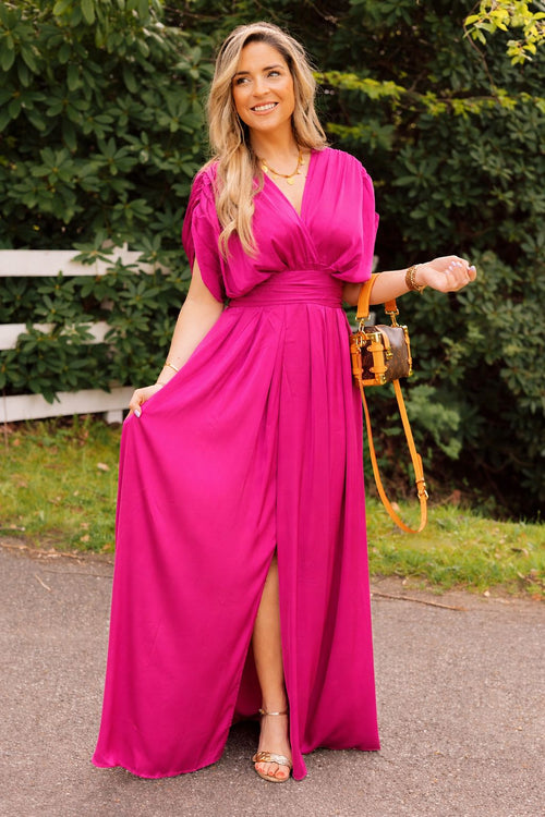By Hilke Dress Josephine Fuchsia