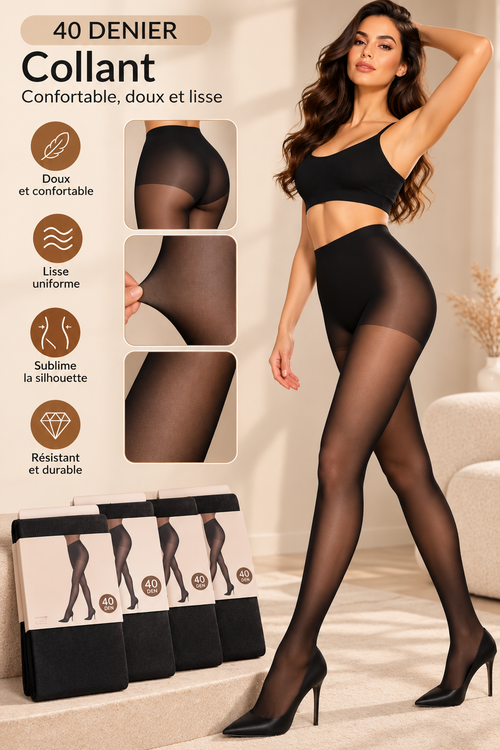 By Hilke 40 Denier Panty Black