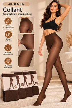 By Hilke 40 Denier Panty Brown
