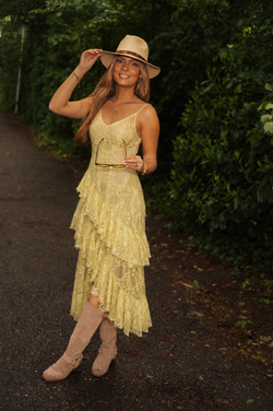 By Hilke Dress Festi Yellow