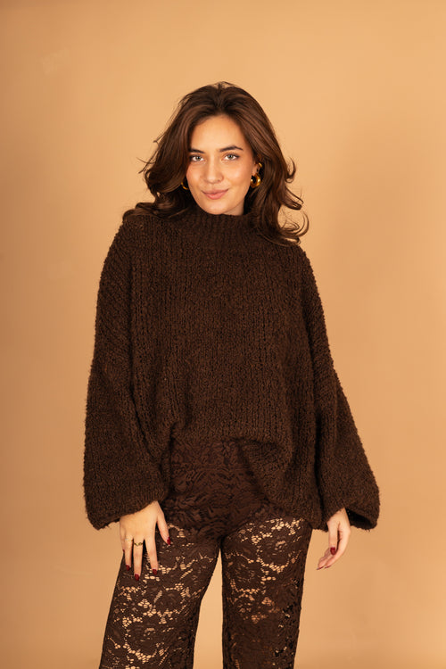 By Hilke Knit Sooff Chocolate