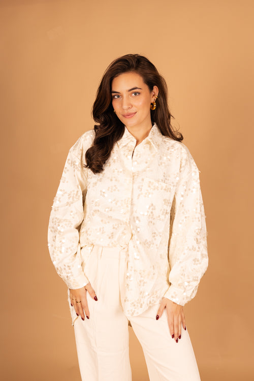 By Hilke Blouse Yara Cream