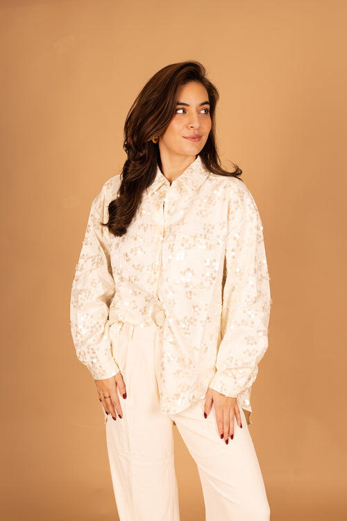 By Hilke Blouse Yara Cream