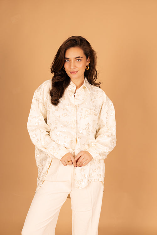 By Hilke Blouse Yara Cream