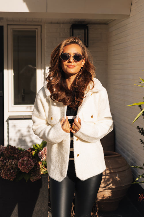 By Hilke Furry Coat Nala Cream